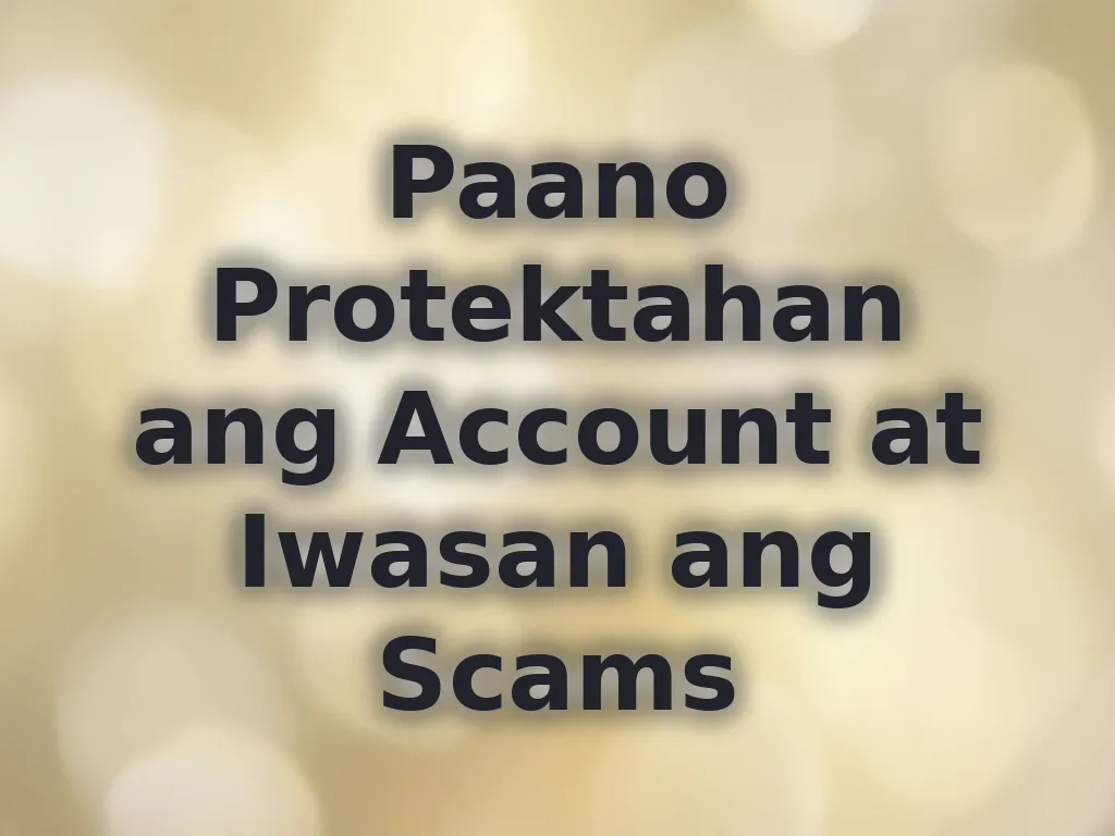 Account security guide
